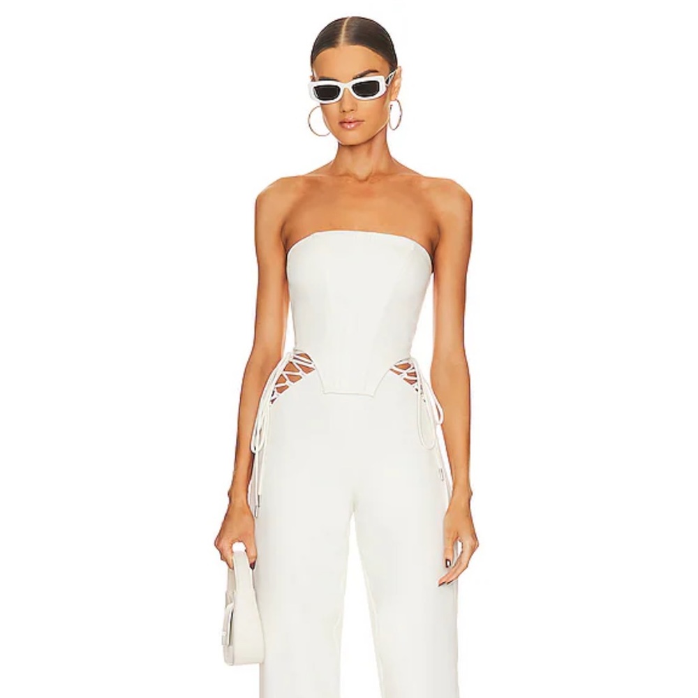 REVOLVE Camila Coelho Ivory Pant Top Set